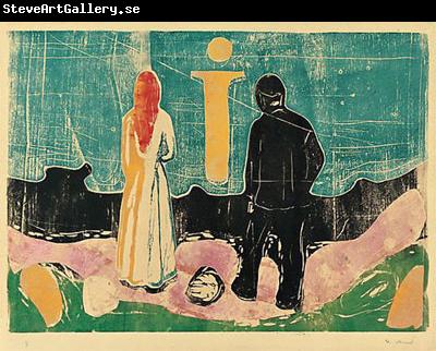 Edvard Munch The Lonely Ones